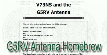 G5RV Antenna Homebrew